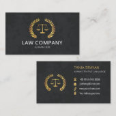 Verwaltungsrecht Visitenkarte (Vorne/Hinten)