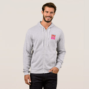 Verwandel Hass in Liebe Männer-Reißverschluss-Ja Hoodie