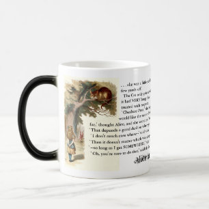 VERWANDELN: Cheshire-Katze Verwandlungstasse