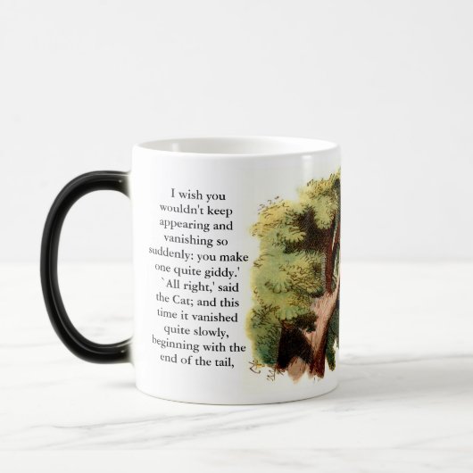 VERWANDELN: Cheshire-Katze Verwandlungstasse (Links)