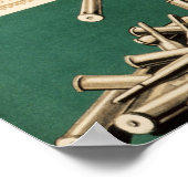 Verwandeln Sie Ihr Silber in Kugeln an der Post Poster (Ecke)