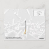 Verwandeln Sie Ihr Silber in Kugeln an der Post Postkarte (Rückseite)