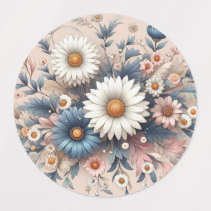 Verwandeln Sie Ihren Platz mit eleganter Daisy Flo Etiketten