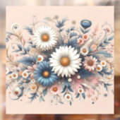 Verwandeln Sie Ihren Platz mit eleganter Daisy Flo Fensteraufkleber (Blatt 2)