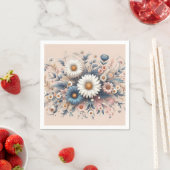 Verwandeln Sie Ihren Platz mit eleganter Daisy Flo Serviette (Beispiel)