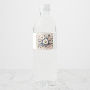 Verwandeln Sie Ihren Platz mit eleganter Daisy Flo Wasserflaschenetikett