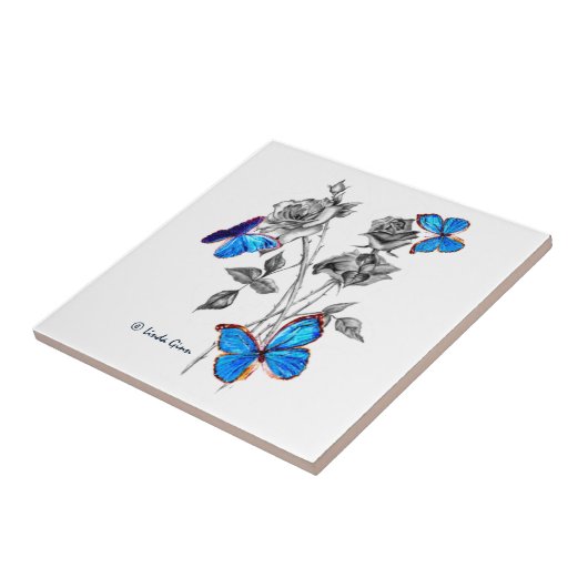 Verwandeln Sie Schmetterlinge auf Fliese (Seite)