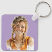 Verwandeln Sie sich in irgendeinen Stil Schlüsselanhänger (Rückseite)