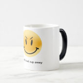 Verwandelnde Lächeln-Tasse Verwandlungstasse (VorderseiteRechts)