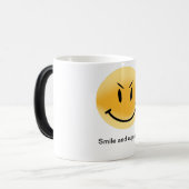 Verwandelnde Lächeln-Tasse Verwandlungstasse (Vorderseite Links)