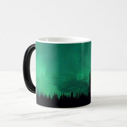 Verwandelnde Nordlicht-Tasse Verwandlungstasse (Vorderseite Links)