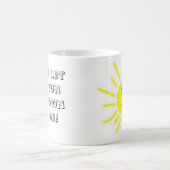 Verwandelnde Sonnenschein-Tasse Verwandlungstasse (Mittel)