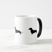 Verwandelnde Tasse der Dackel (VorderseiteRechts)