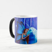 Verwandelnde Tasse Fantasie-Kunstfee und Unicorn (Vorderseite Links)
