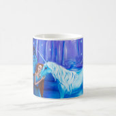 Verwandelnde Tasse Fantasie-Kunstfee und Unicorn (Mittel)