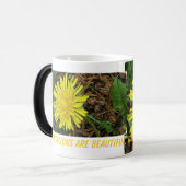Verwandelnde Tasse Löwenzahn (Vorderseite Links)