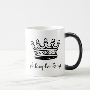 Verwandelnde Tasse Philosophen-Könighitze (links)