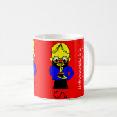 verwandelt Männer in Philosophen Kaffeetasse (VorderseiteRechts)