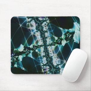 Verwandlungstassen   Kunst des blauen und grünen F Mousepad