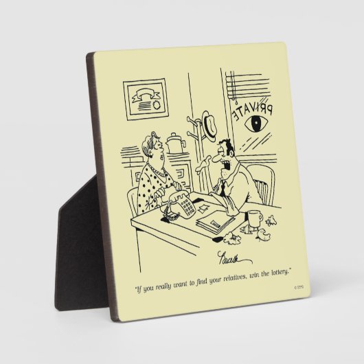 Verwandte finden fotoplatte (Vorderseite)