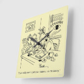 Verwandte finden quadratische wanduhr (Winkel)