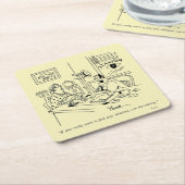 Verwandte finden rechteckiger pappuntersetzer (angewinkelt)