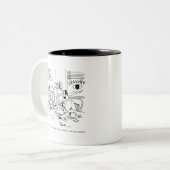 Verwandte finden zweifarbige tasse (Vorderseite Links)