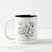 Verwandte finden zweifarbige tasse (Links)