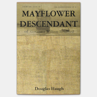 Verwandter eines Mayflower Nachkommen Post-it Klebezettel