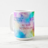 Verwandtes Datum Funny Hello Pension Künstlerische Kaffeetasse (Vorderseite Links)