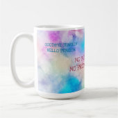 Verwandtes Datum Funny Hello Pension Künstlerische Kaffeetasse (Links)