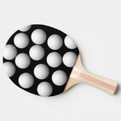 Verwechseln Sie Ihre Gegner mit mehreren Balls dar Tischtennis Schläger (Seitenansicht)