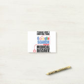 Verwechseln Sie Ihre Google-Suche nicht Post-it Klebezettel (Auf Schreibtisch)