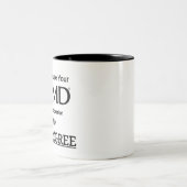 Verwechseln Sie Ihre WebMD-Diagnose nicht mit Depr Zweifarbige Tasse (Mittel)