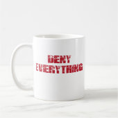 Verweigern Sie alles Kaffeetasse (Links)