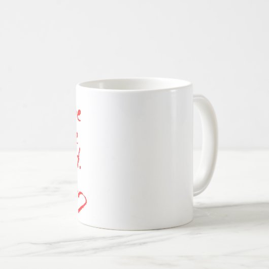 VERWEIGERN SIE MICH UND SEIEN, ROTES KAFFEETASSE (VorderseiteRechts)