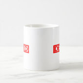 Verweigerte Briefmarke Kaffeetasse (Mittel)
