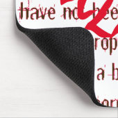 "Verweigerung des Bestätigungsvermerks " Mousepad (Ecke)