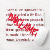 "Verweigerung des Bestätigungsvermerks " Mousepad (Mit Mouse)