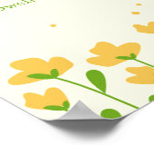 Verweilen Sie auf der Schönheit des Lebens Poster (Ecke)