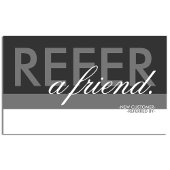 Verweisen Sie auf ein Freund-Overlay Empfehlungskarte