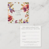 Verweisen Sie ein Empfehlungskarte (Vorne/Hinten)