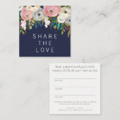 Verweisen Sie ein Empfehlungskarte (Vorne/Hinten)