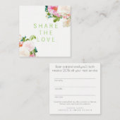 Verweisen Sie ein Empfehlungskarte (Vorne/Hinten)