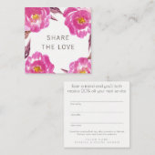 Verweisen Sie ein Empfehlungskarte (Vorne/Hinten)