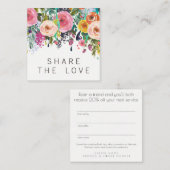 Verweisen Sie ein Empfehlungskarte (Vorne/Hinten)