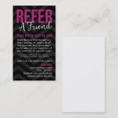 Verweisen Sie eine Empfehlungskarte (Vorne/Hinten)