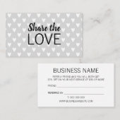 Verweisen Sie eine modische moderne graue Visitenkarte (Vorne/Hinten)