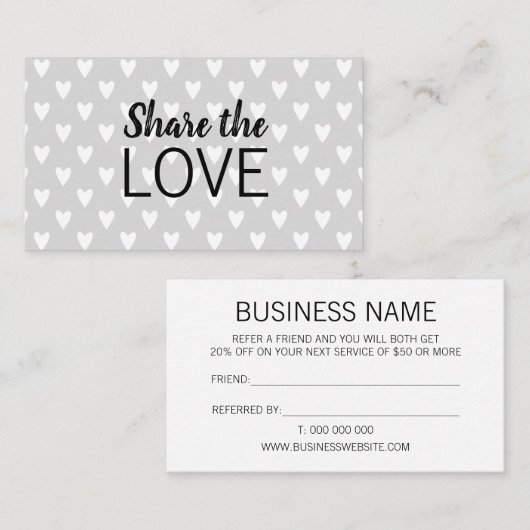 Verweisen Sie eine modische moderne graue Visitenkarte (Vorne/Hinten)