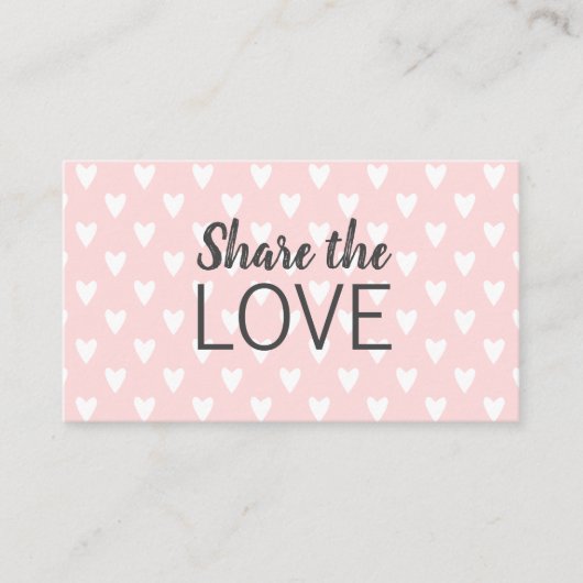 Verweisen Sie eine modische moderne rosa Visitenkarte (Vorderseite)